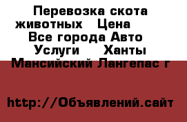 Перевозка скота животных › Цена ­ 39 - Все города Авто » Услуги   . Ханты-Мансийский,Лангепас г.